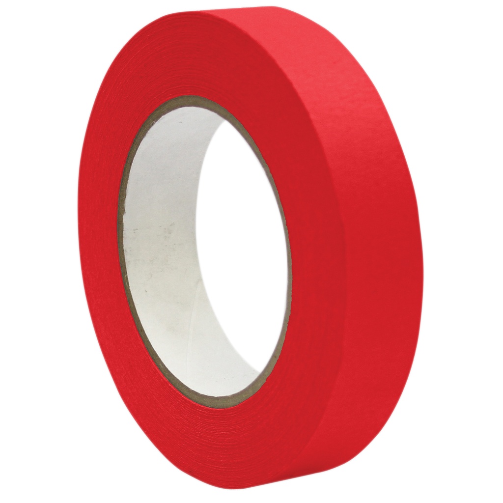 Mavalus® Premium Grade Craft Tape, 1" × 55 yds, Red — Writable & Removable