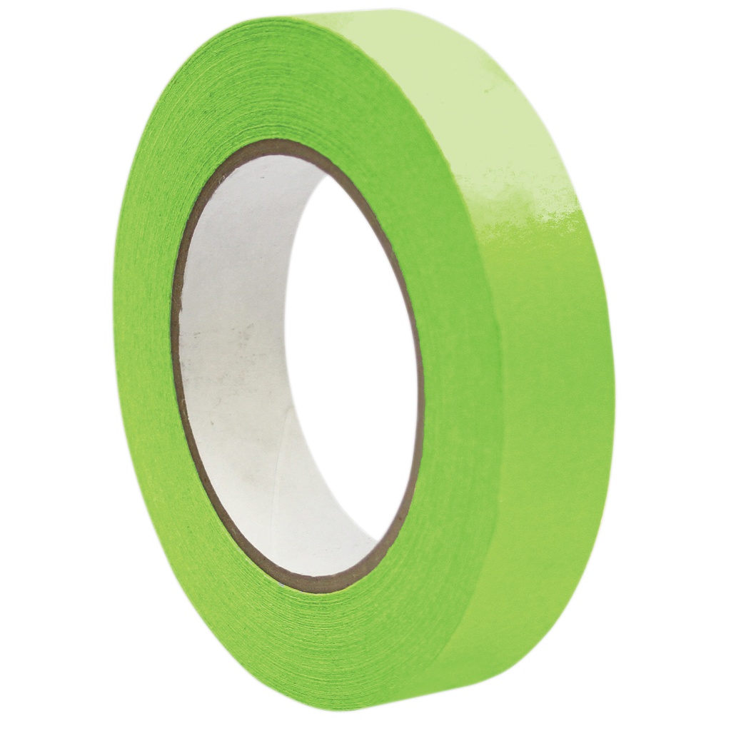 Mavalus® Premium Grade Craft Tape, 1" × 55 yds, Light Green — Writable & Removable