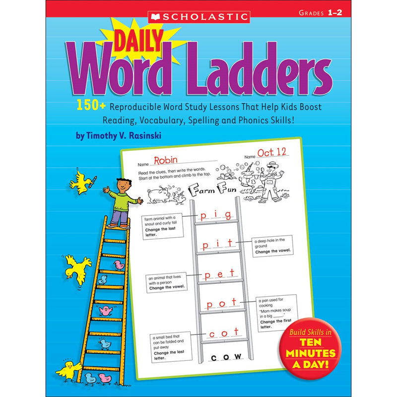 Daily Word Ladders Book, Grades 1-2