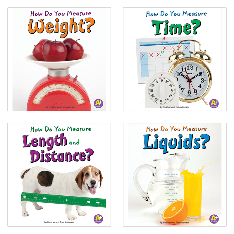 Capstone® Measure It! Book Set — Set of 4 (Early Measurement)