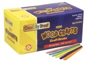 Creativity Street® Jumbo Colored Wood Craft Sticks,6" x 3/4", 500 sticks 