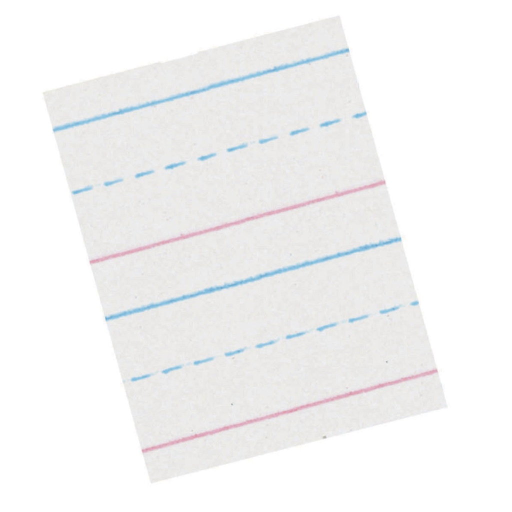 Pacon® Zaner‑Bloser™ Sulphite Handwriting Paper — Grade 1, 10.5" × 8", 500 Sheets