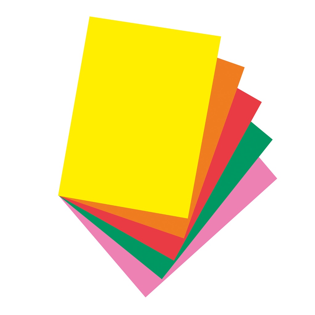 500ct 8.5x11 Bright Assortment Multipurpose Paper