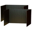 Pacon® Privacy Boards, Black study carrel panels for focused testing