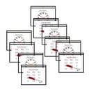 C-Line® Reusable Dry Erase Pockets, 12" × 9", Black, Pack of 10