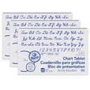 Pacon® Chart Tablets — Cursive Cover, 1" ruled, 24" × 16" (3 tablets)