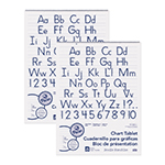 Chart Tablet, Manuscript Cover, 1-1/2" Ruled, 24" x 32", 25 Sheets, Pack of 2