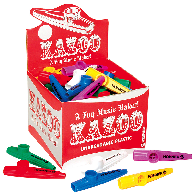 Kazoo Classpack, Assorted Colors, Pack of 50
