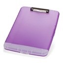 Officemate® Slim Clipboard with Storage, Purple — Portable writing surface & document storage