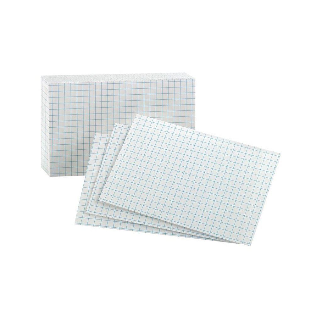 Oxford® Graph Index Cards 