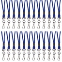 Standard Lanyard, Blue, Swivel Hook, Pack of 24