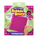 Junior Learning® Multiplication Pop and Learn™ Bubble Board — 100‑bubble facts grid