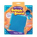 Junior Learning® Times Table Pop and Learn™ Bubble Board — 120‑bubble 1–12 grid