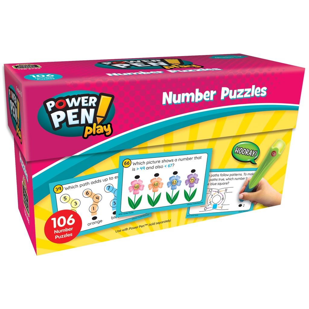 Power Pen Play: Number Puzzles, Grades 1-2