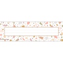 Teacher Created Resources® Terrazzo Tones Flat Name Plates — 36 plates, 3-1/2" × 11-1/2"