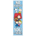 Eureka® Peanuts® “So Glad You Are Here!” Vertical Banner