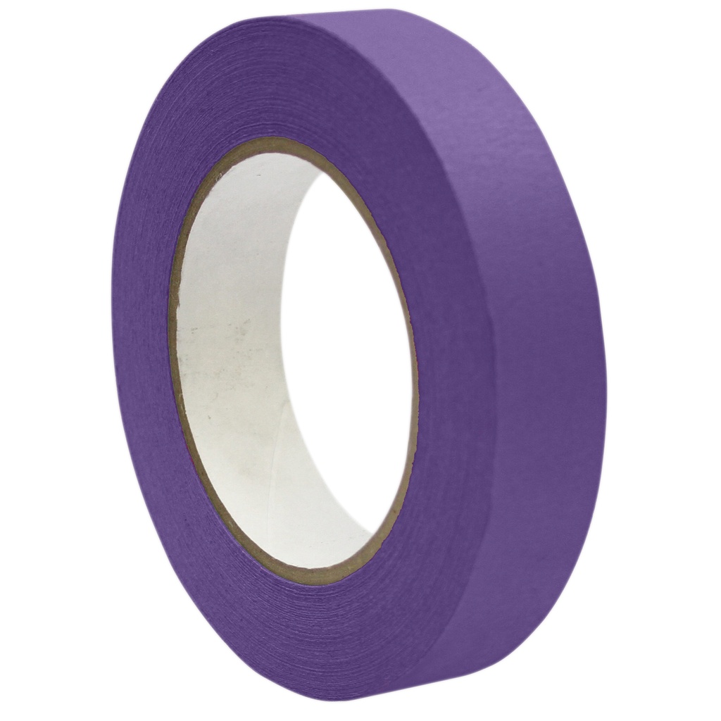 Mavalus® Premium Grade Craft Tape, 1" × 55 yds, Purple — Writable & Removable