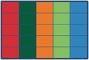 Colorful Rows Seating Carpet
