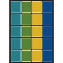 Blocks Abound Seating Rug