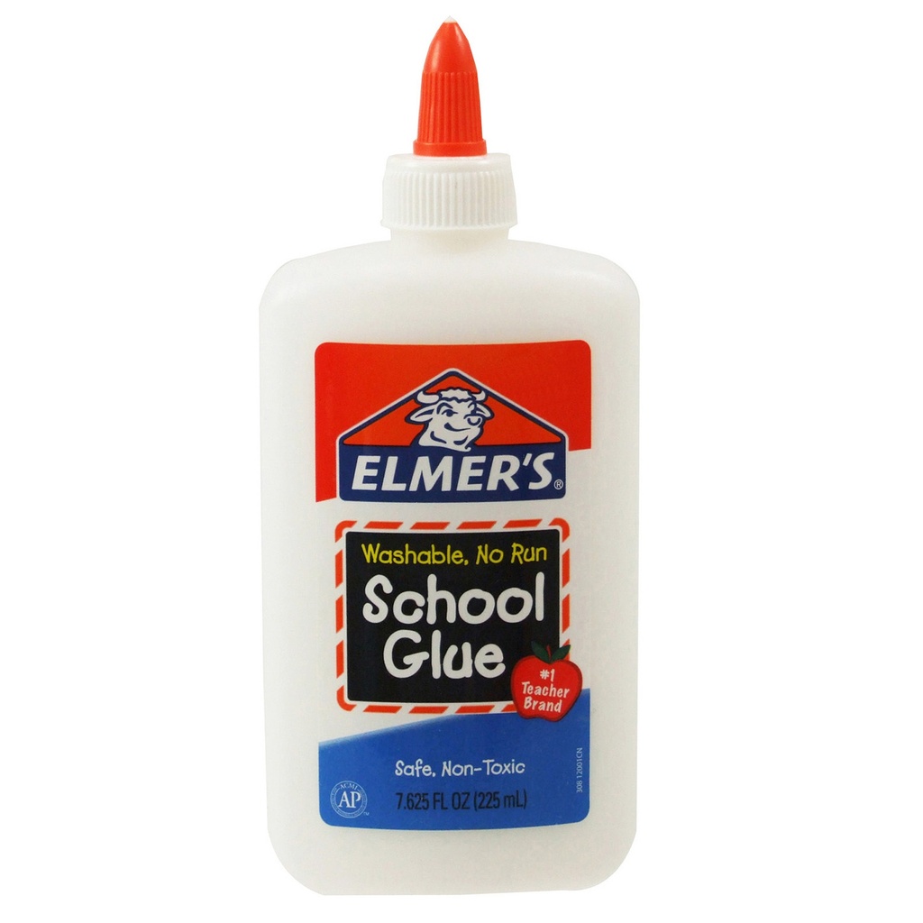 Elmer’s® Washable School Glue — No‑Run, 7.625 oz (225 mL)