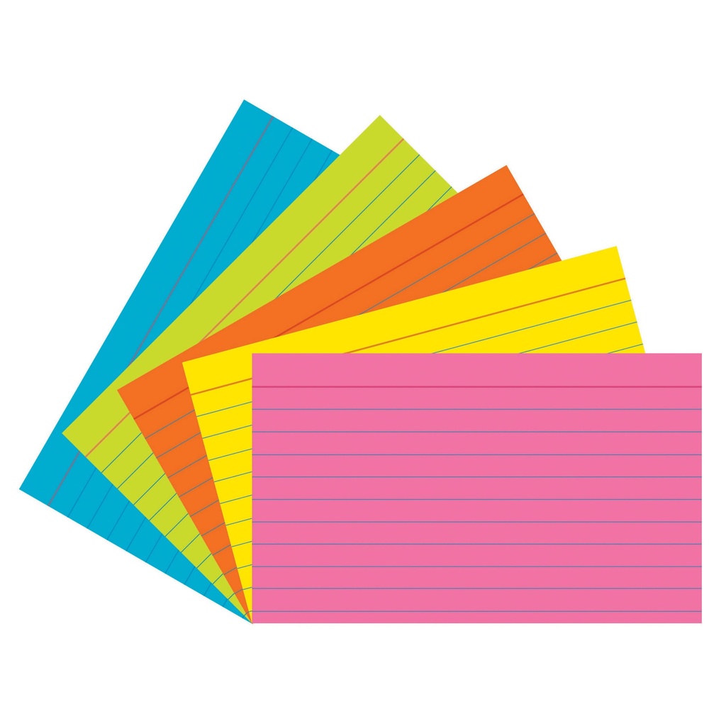 Pacon® 75ct 3in x 5in Super Bright Ruled Index Cards