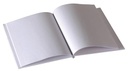 Ashley® Hardcover Blank Book, White, Portrait,8½" x 11", 28 Pages 