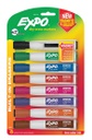 EXPO®/Sharpie® 8 Color Chisel Tip Expo Magnetic Dry Erase Markers