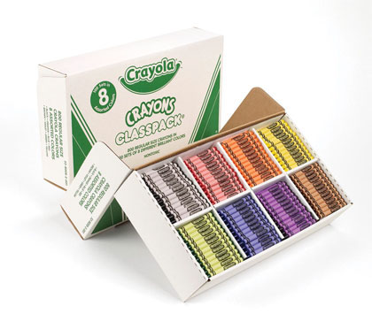 Crayola® Classic Color Crayons Classpack — 800 count (8 colors)