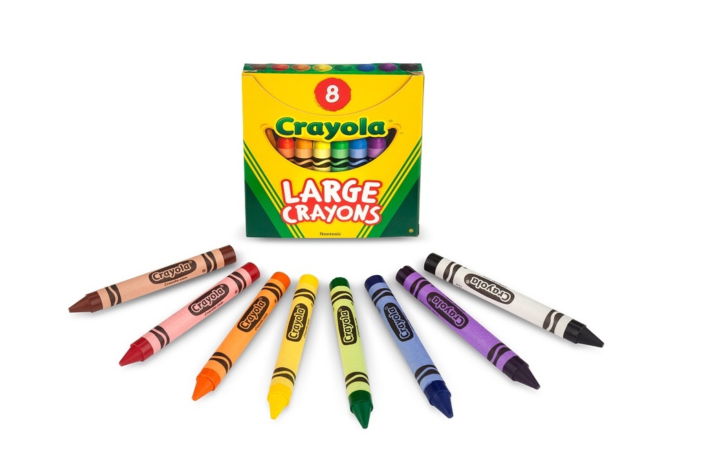 8ct Large Crayola Crayons Tuck Box       Pk