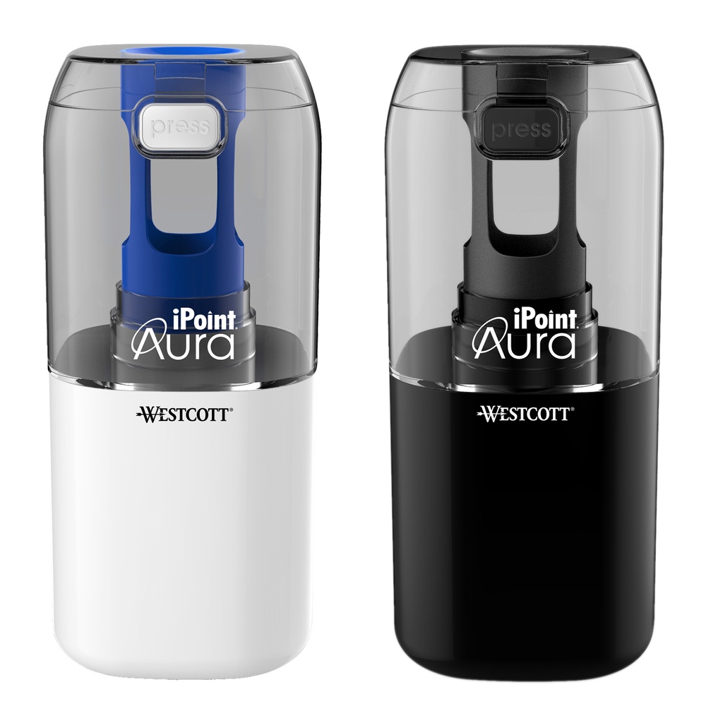 iPoint® AURA Battery Pencil Sharpener Assorted Colors