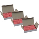 Large Natural Rubber Pink Wedge Erasers 36ct