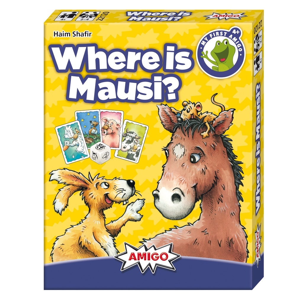 My First AMIGO Card Game: Where is Mausi? | 22120 AMG