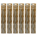 Burlap Scribble Magnetic Scallop Border 72 feet