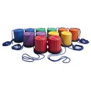Plastic Platform Stilts Assorted Set of 6