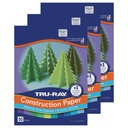 Tru-Ray® Cool Assorted 12" x 18" Construction Paper 150 Sheets