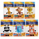 Creativity Street® Animal Craft Kits, Felt & Foam — 6 DIY Animal Projects
