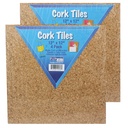 Flipside® Natural Cork Tiles,12" x 12", 8 Tiles 