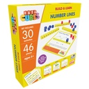 Junior Learning® Mathcubes — Number Lines (MC105) — 46-piece set with 15 double‑sided activity cards