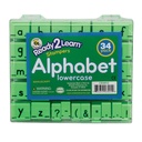 Small Lowercase Alphabet Stamps Set of 34