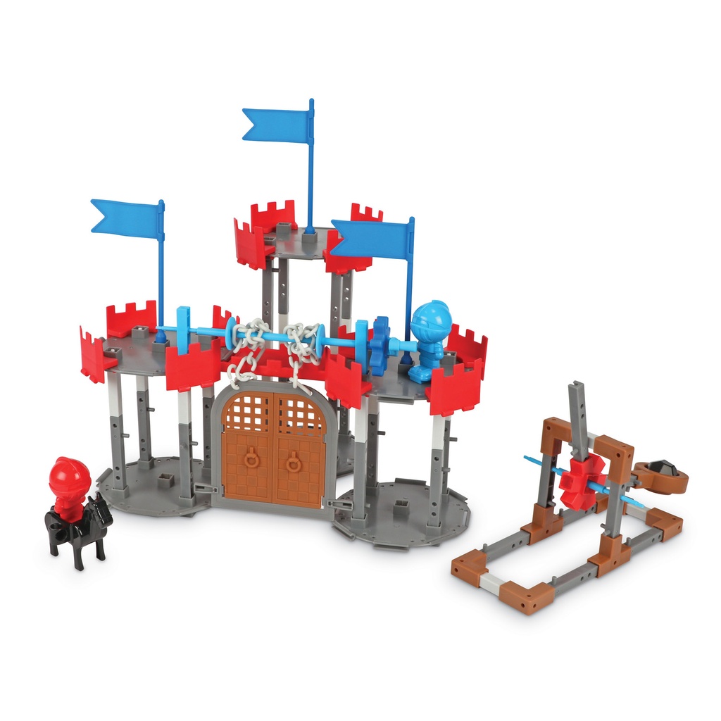 Learning Resources® Engineering & Design: Castle Building Set, 123 pieces, Hands‑on engineering