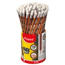Maped® Black’Peps Triangular Graphite #2 Pencils — School Pack of 72