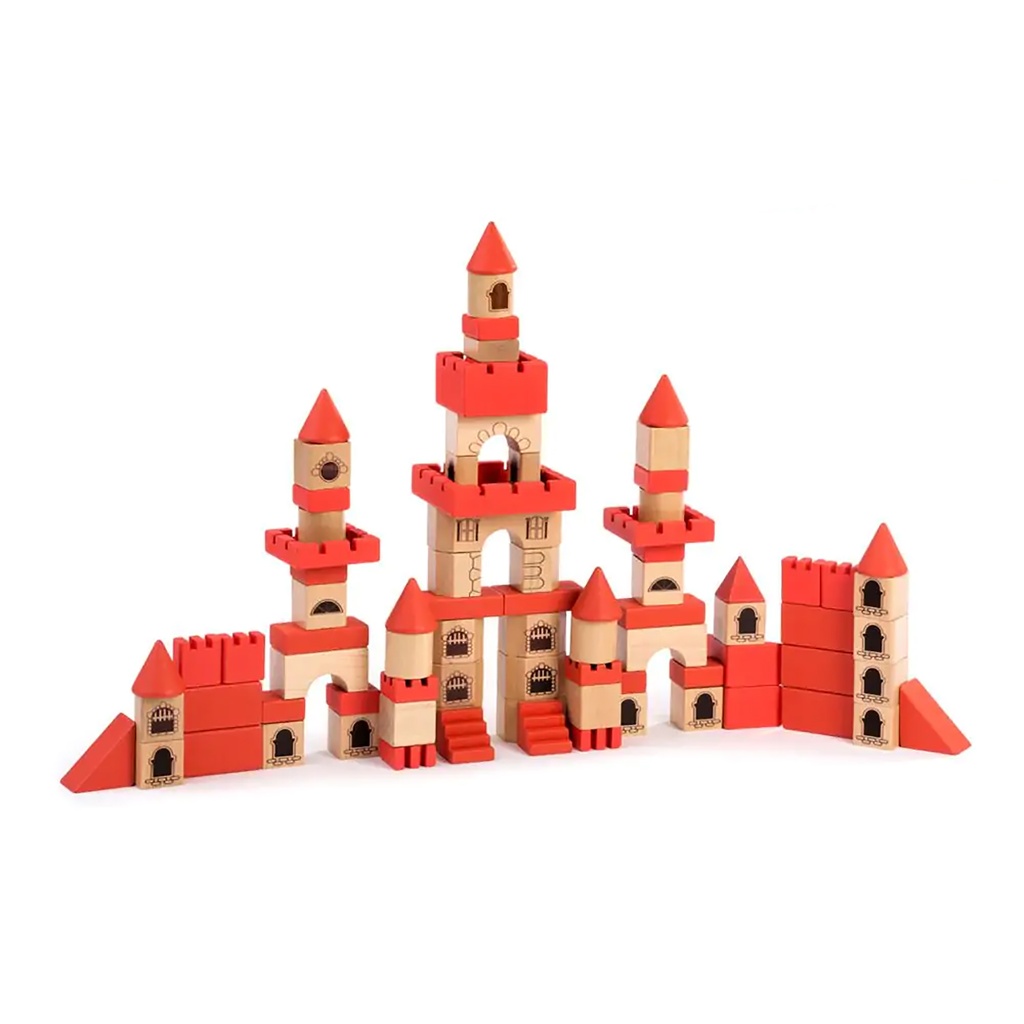 Wooden Stacking Castle