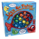 Pressman® Let's Go Fishin'® Game,10.5" x 10.5" game board, 21 fish / 4 poles 