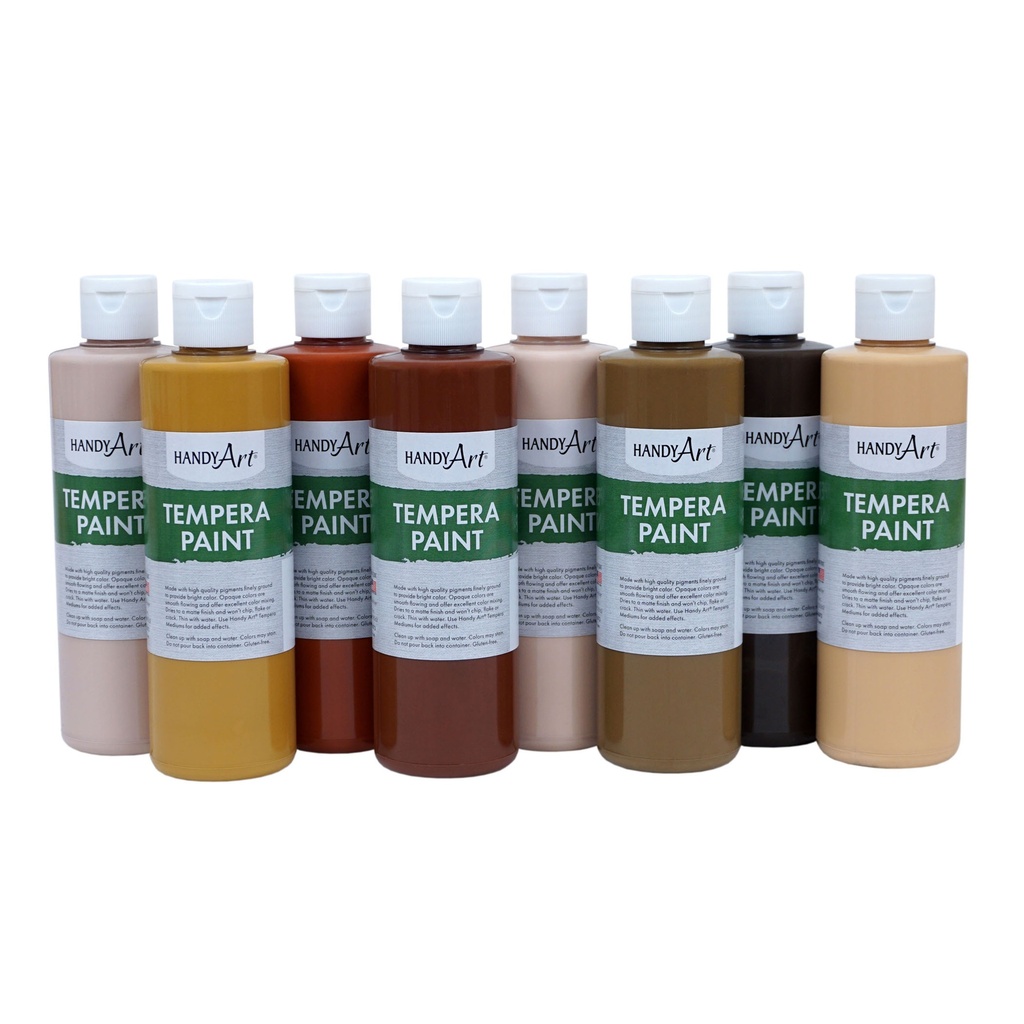 Multicultural Tempera Paint Set of 8