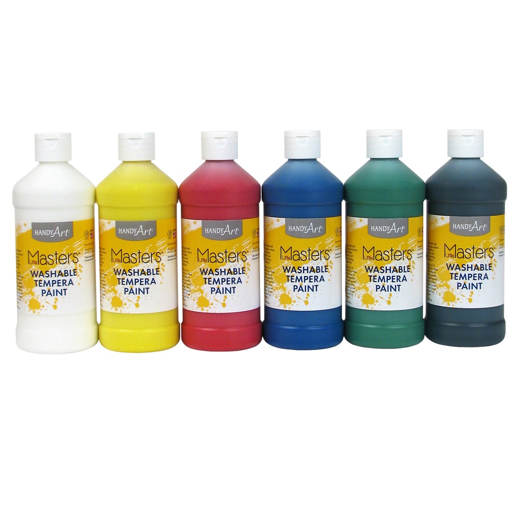 Little Masters® 6-Color Washable Tempera Paint Kit
