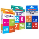 Scholastic® Flash Cards: Math Set 2 — Fractions, Division & Multiplication