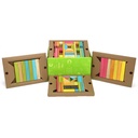 Tegu® Tints Magnetic Wooden Blocks Classroom Kit — 90 Pieces — Bulk classroom set of magnetic hardwood building blocks for open-ended STEM play