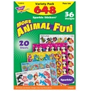 TREND® Animal Fun Sparkle Stickers® Variety Pack — Animal‑themed rewards for motivation