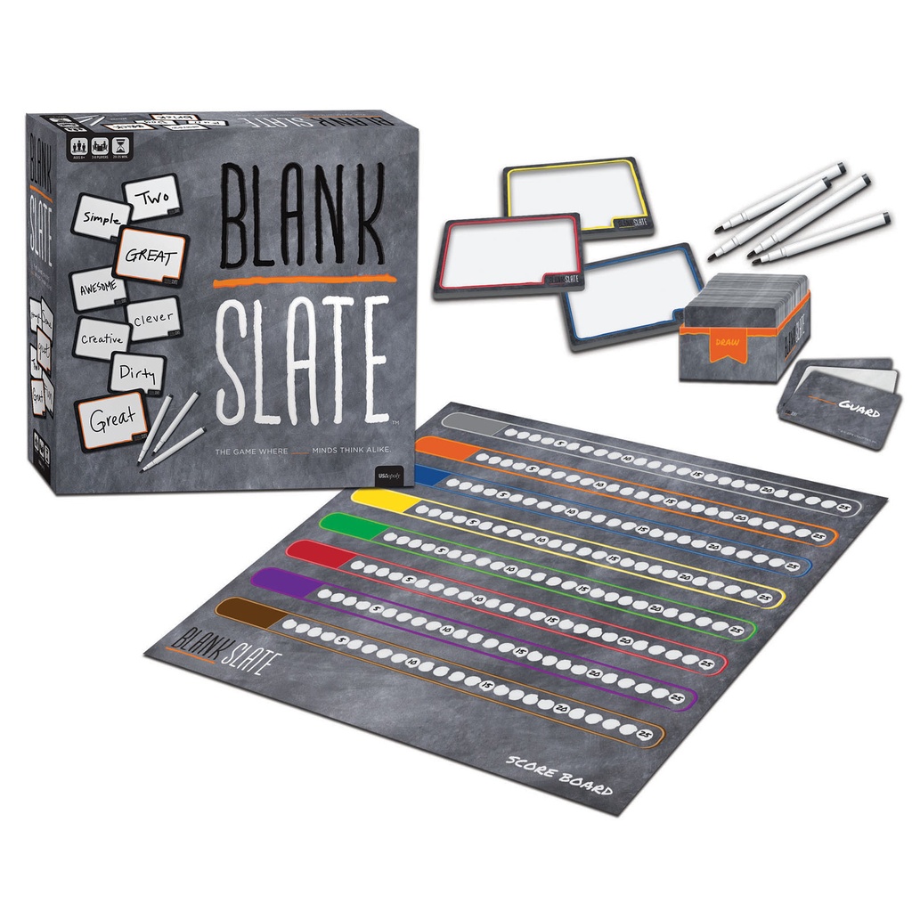The Op® Blank Slate™ — Word Association Party Game (3–8 Players)