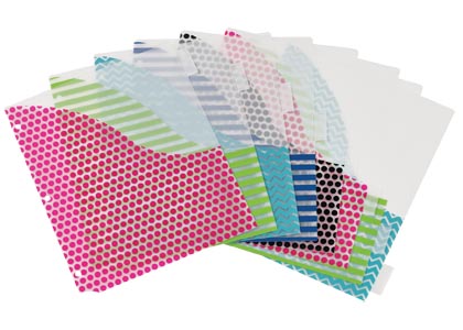 Avery Big 8 Tab Insertable Dividers with Pockets
